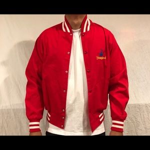 Red authentic Disneyland Bomber Jacket